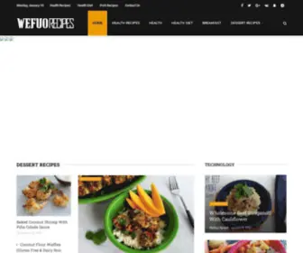 Wefuo.com(Delicious real food recipes for a healthier family) Screenshot