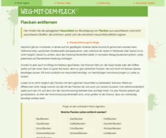 Weg-Mit-Dem-Fleck.de(Flecken entfernen) Screenshot