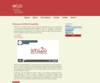 Weg2G.com(Best way to meet friends and strangers in groups) Screenshot