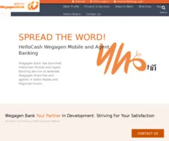 Wegagenbanksc.com(Wegagen Bank) Screenshot
