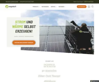 Wegatech.de(Photovoltaik, Speicher & Wärmepumpen) Screenshot