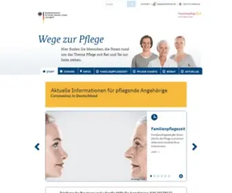 Wege-ZUR-Pflege.de(Wege zur Pflege) Screenshot