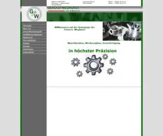 Weghorst-Maschinenbau.de(Weghorst Maschinenbau) Screenshot