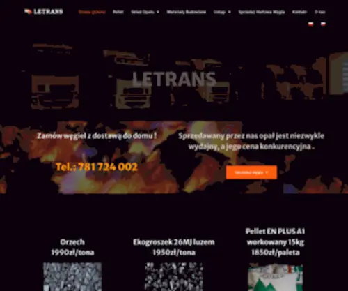 Wegiel-Raciborz.pl(Letrans) Screenshot