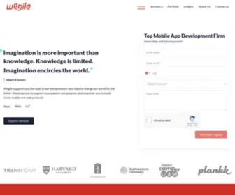 Wegile.com(Top Web & Mobile App Development Company in India) Screenshot