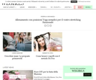 Wegirls.it(Consigli, recensioni e novità su bellezza, moda e salute) Screenshot