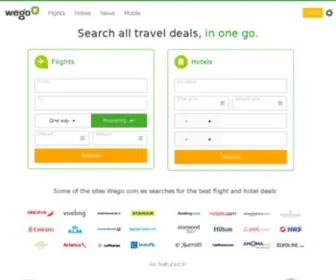 Wego.com.es(Hoteles baratos) Screenshot
