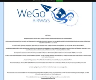 Wegoairwaysva.co.uk(WeGo Airways) Screenshot