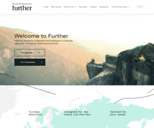 Wegofurther.com(Further) Screenshot