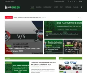 Wegreenkw.com(Technology and Business News from Pakistan) Screenshot