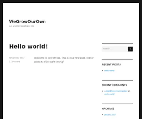 Wegrowourown.co.uk(We Grow Our Own) Screenshot