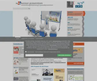 Wegweiser-Praevention.de(Startseite) Screenshot