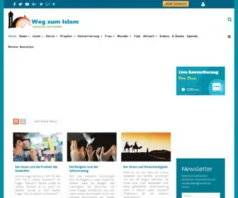 Wegzumislam.com(Weg zum Islam) Screenshot