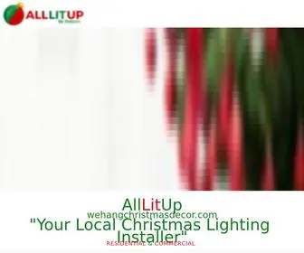 Wehangchristmasdecor.com(Christmas Lighting Installer) Screenshot