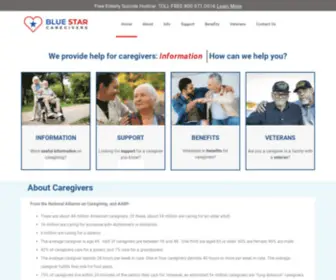 Weheartcaregivers.org(BlueStar Caregivers) Screenshot