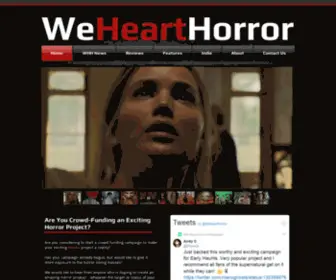 Wehearthorror.com(L We Really DO Heart Horror) Screenshot