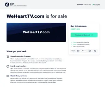 Wehearttv.com(WeHeartTV) Screenshot