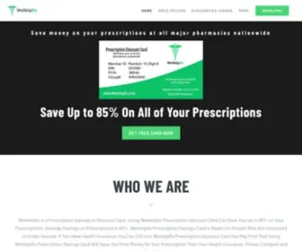 Wehelprx.com(Prescription Discount Card) Screenshot