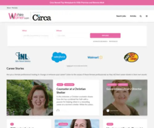 Wehirewomen.com(All jobs for Women professionals with one search (USA)) Screenshot