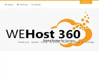 Wehost360.com(Digital bridge for success…) Screenshot