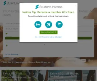 Wehostels.com(Cheap Student Flights) Screenshot