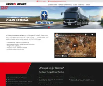 Weichaimexico.com(Weichai México) Screenshot