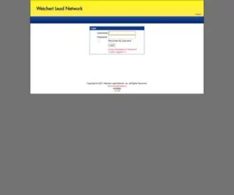 Weichertleadnetwork.com(Weichert Lead Network) Screenshot