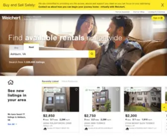 Weichertrents.com(Realtors, Real Estate, Homes For Rent) Screenshot
