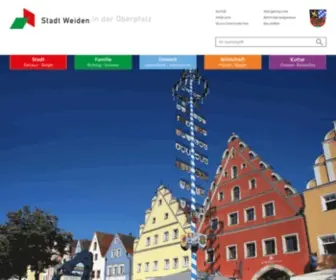 Weiden.de(Stadt Weiden) Screenshot