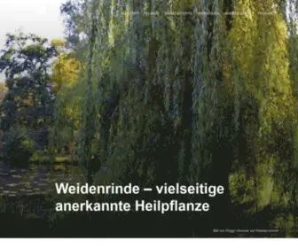 Weidenrinde.info(Weidenrinde info) Screenshot