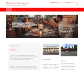 Weiders.com(Weiders Hardware) Screenshot