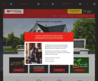 Weigerding.com(Vente de fenêtres) Screenshot