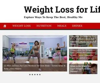 Weighhtloss.com(Weight Loss for Life) Screenshot