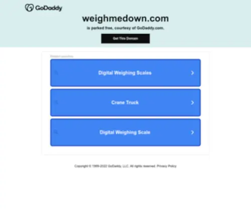 Weighmedown.com(Weighmedown) Screenshot