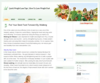 Weight-Loss-Hints.com(Quick Weight Loss Tips) Screenshot