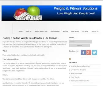 Weightandfitnessolutions.com(Weight and Fitness Solutions) Screenshot