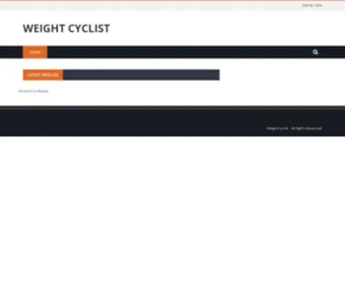 Weightcyclist.com(Weightcyclist) Screenshot