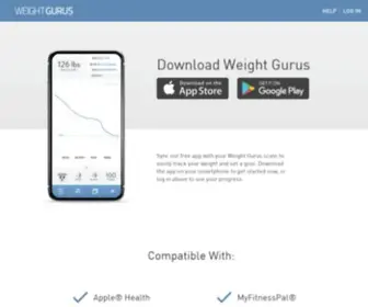 Weightgurus.com(Weight Gurus) Screenshot