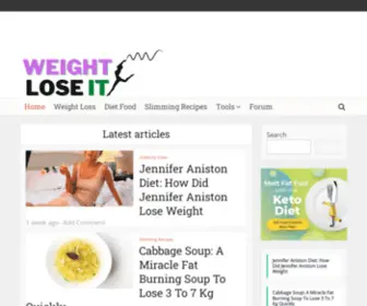 Weightloseit.com(Weight Lose) Screenshot