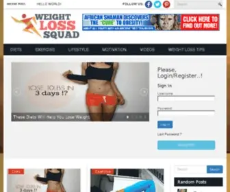 Weightlossandieting.com(Weight Loss And Dieting) Screenshot