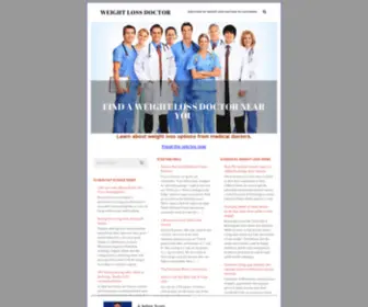 Weightlossdoctor.com(Weight Loss Doctor/TITLE) Screenshot