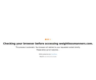 Weightlossmanners.com(Premium Methods to Weight Loss) Screenshot