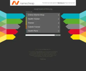 Weightlossnutrition.org(Weight Loss Guide) Screenshot