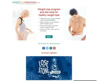 Weightlossresources.co.uk(Weight Loss Resources) Screenshot