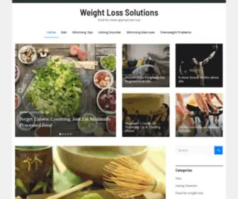 Weightlosssolutionstips.com(Find the most appropriate way) Screenshot