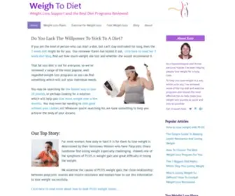 Weightodiet.com(Weightodiet) Screenshot