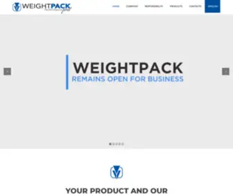 Weightpack.com(Home) Screenshot