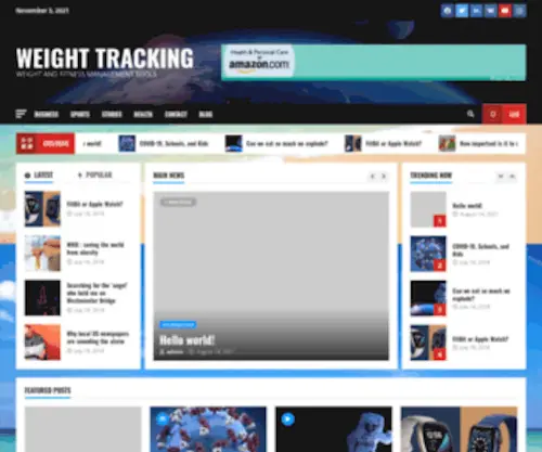 Weighttracking.com(Weight and Fitness Management Tools) Screenshot