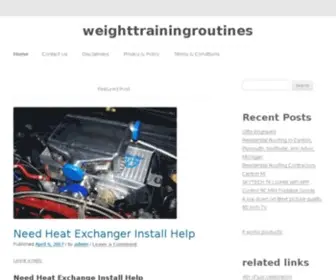 Weighttrainingroutines.net(HK Hari Ini) Screenshot