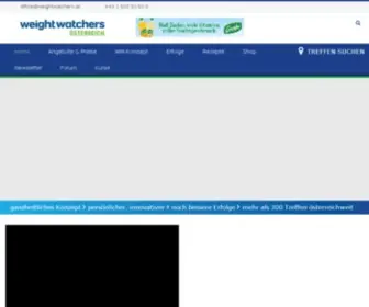 Weightwatchers.at(Weight Watchers Österreich) Screenshot
